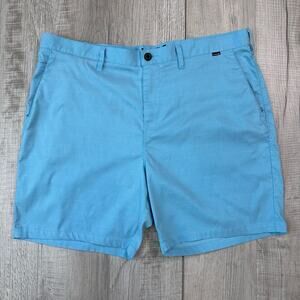 Hurley Men's Blue Shorts Outdoor/Swim Size 40 High Rise Summer Beach MWS0003810